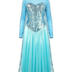 Queen Elsa Cosplay Dress
